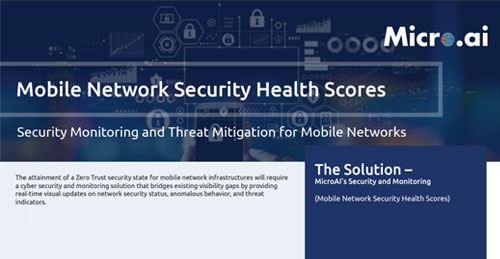 Mobile Network Security Health Scores